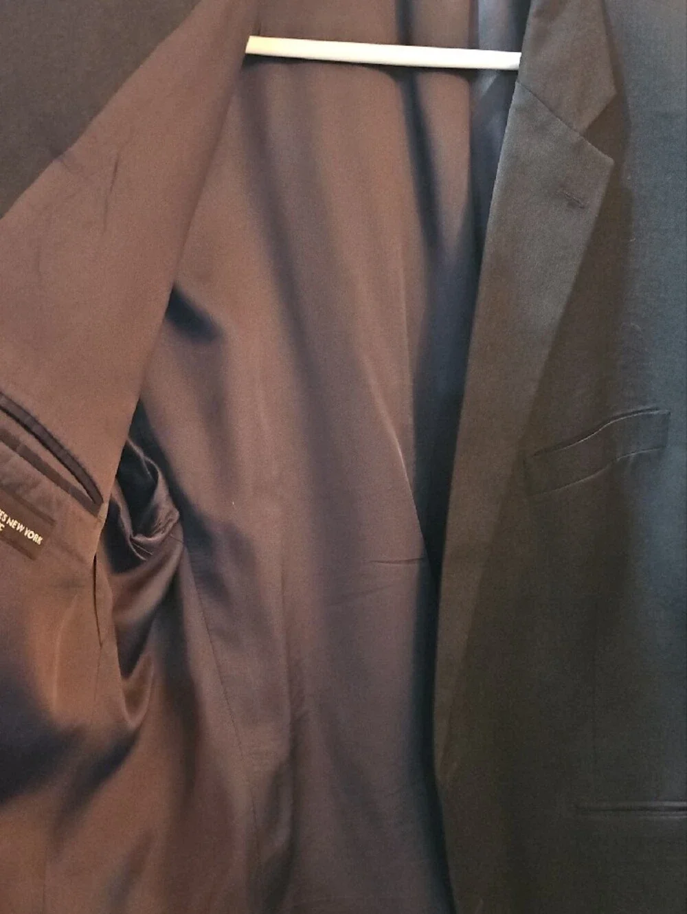 Jones New York Black Men's Single-Breasted Blazer 52r